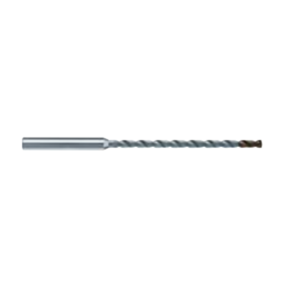 Picture of HAM TFR30-2341-0100 1.00mm 20XD Solid Carbide Deep Hole Drill , 2 Flutes, TA Coated, Coolant Thru