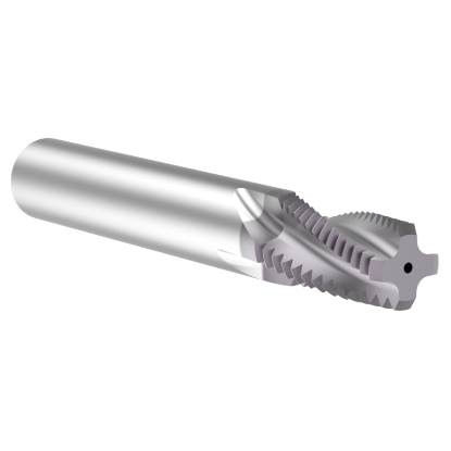 Picture of Thread MILL USA TM14NPTCH Carbide 1/2" x 14.00TPI NPT 0.495 Cut Dia Cylindrical 0.5000 3.500 OAL TIALN