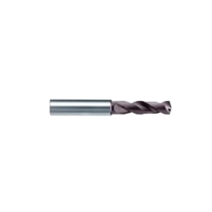 Picture of HAM TFR285-1270 TA-C 1/2" 3XD Solid Carbide Super Drill , 2 Flutes, TA-C Coated, Coolant Thru