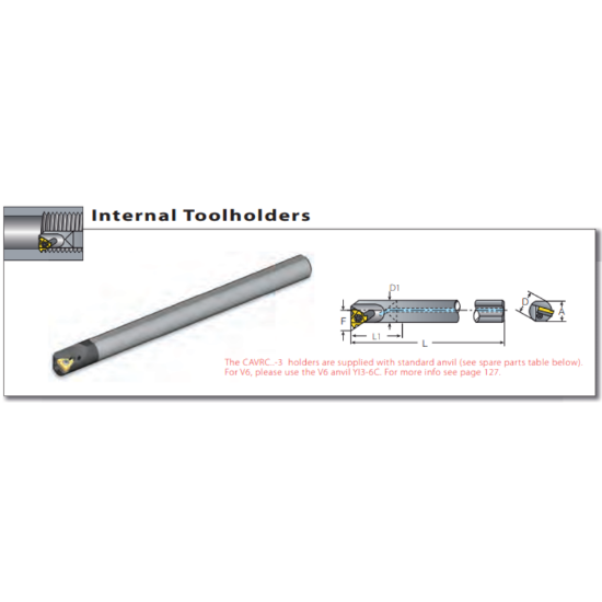 Picture of VARDEX CNVRC075-4 Boring Bar Iso Thread
