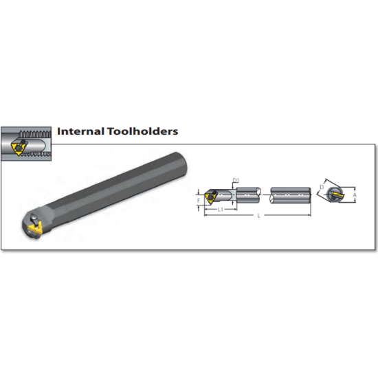 Picture of VARDEX AVR200-5UC Boring Bar Iso Thread