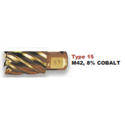Picture of VIKING 14951 1-3/8 Annular Drill 1 Length Of Cut Gold Coated