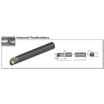 Picture of VARDEX AVR150-5M Boring Bar Iso Thread