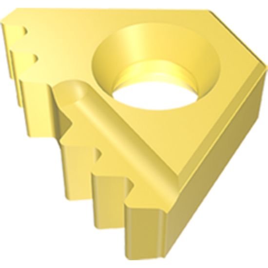 Picture of VARDEX 14DER5BUT752T+ VKX Insert Proprietary Full Profile TiN 5.00TPI Buttress