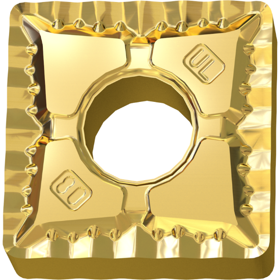 Picture of YG-1 SNMG 432UL YG3020 Turning Insert Square TiCN + Al2O3 Carbide 0.031 Corner Radius