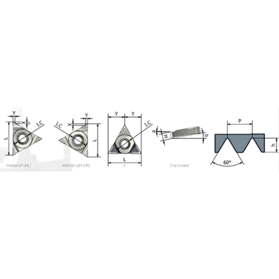 Picture of XACTFORM 11NL 48’’ UNJ K27C Insert Iso Thread Full Profile TiAlN 48.00TPI UNJ