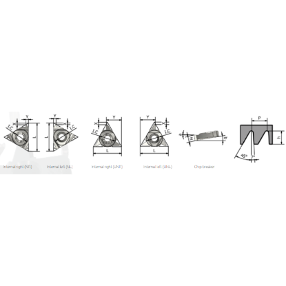 Picture of XACTFORM 16NR 10'' AMBUT K27C Insert Iso Thread Full Profile TiAlN 10.00TPI Buttress