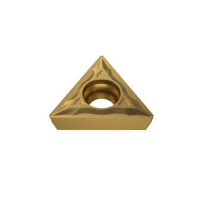 Picture of YG-1 TCMT 32.51UF YG801 Turning Insert Triangle TiAlN Carbide 0.078 Corner Radius