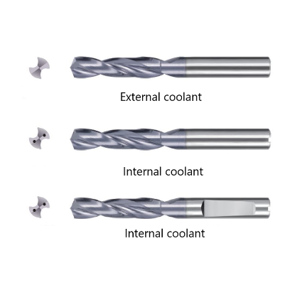 Picture of ZCC 1538SU08C-1350 KDG303 0.5315 DIA Carbide Coolant Drill