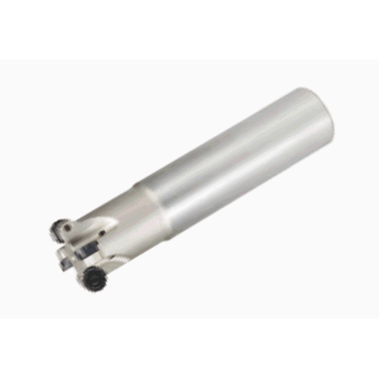 Picture of TUNGALOY ERC16R050M42.0-03L Milling Cutter Button Cutter 1.967 Cutter Diameter Cylindrical Shank1.6535 9.842 OAL 3 Flute