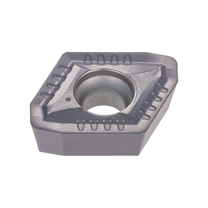 Picture of TUNGALOY XPMT050204R-DS AH6030 TungDrill Insert with pressed DS chipbreaker for stainless steel Drill ing