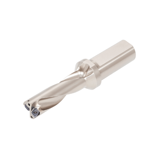 Picture of TUNGALOY TDX215F25-3 21.5mm TungDrill Twisted Indexable Insert Drill s, L/D=3, Flat cotter