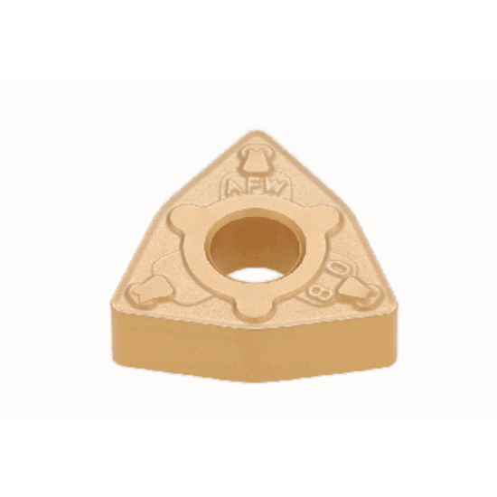 Picture of TUNGALOY WNMG432 AFW T9235 Insert Trigon TI + Al2O3 0.031 Corner Radius