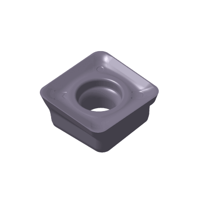Picture of TUNGALOY SWMT1506UER-MM AH3135 Milling Insert Square AlTiN Carbide 0.078 Corner Radius