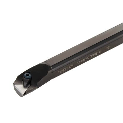 Picture of TUNGALOY C12Q-CTFPR11 Boring Bar Triangle Insert Posi,F style, 91deg Approach , Steel Round 0.472 Shank