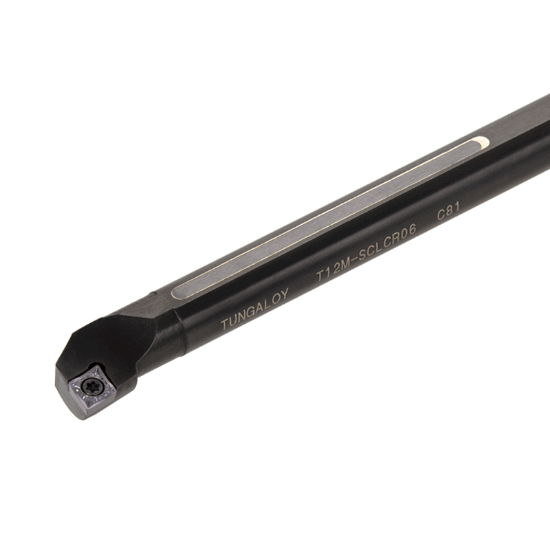 Picture of TUNGALOY T25S-SCLCL09C Boring Bar 80.0° Insert Posi,L style, 95deg Approach , Steel Round 0.984 Shank