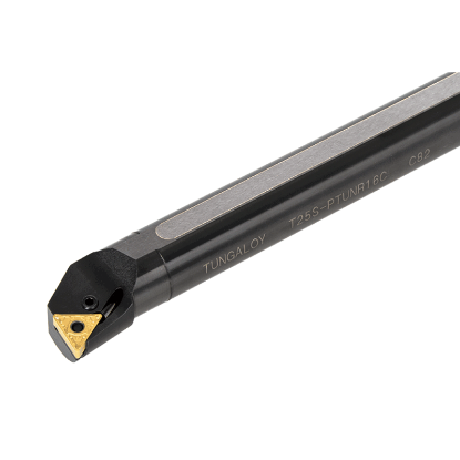 Picture of TUNGALOY T50W-PTUNR16C Boring Bar Triangle Insert Neg,U style, 95deg Approach , Steel Round 1.968 Shank
