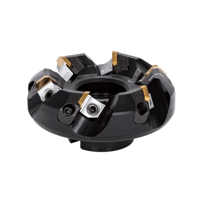 Picture of TUNGALOY TME4405RB Milling Cutter 45.0° 4.921 Cutter Diameter Shell Arbor 1.5000 9 Flute