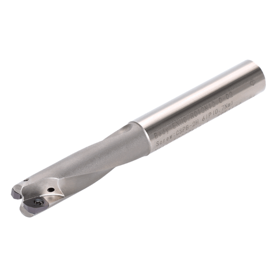 Picture of TUNGALOY EXH09R016M16.0-02 Milling Cutter 0.630 Cutter Diameter Cylindrical Shank0.6299 4.881 OAL 2 Flute