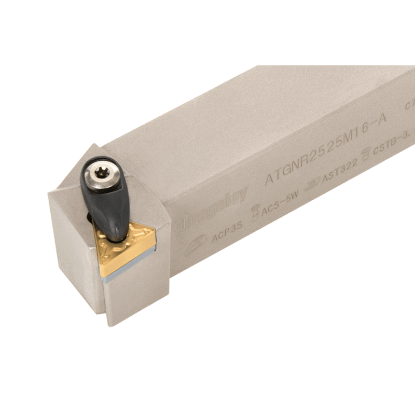 Picture of TUNGALOY ATGNR2020K16-A Stick Tool Triangle Insert Neg,G style, 91deg Approach , Steel Square 0.787 Shank