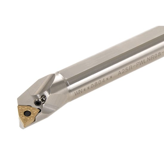 Picture of TUNGALOY A25R-PWLNL06-D320 Boring Bar Trigon Insert Neg,L style, 95deg Approach , Steel Round 0.984 Shank