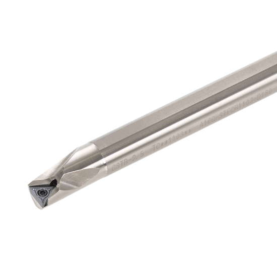 Picture of TUNGALOY E12-STFCR3-D16 Boring Bar Triangle Insert Posi,F style, 91deg Approach , Steel Round 0.750 Shank