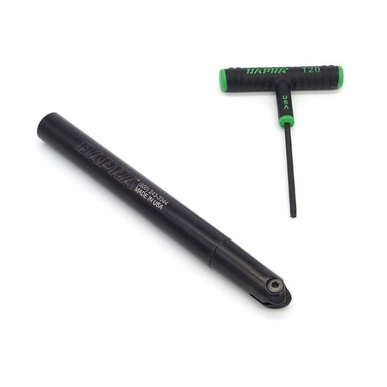 Picture of DAPRA SBNEM-0750-7500-SS Ball Mill,Back Draft 0.750 Cutter Diameter Weldon 0.750 Shank 7.500 OAL