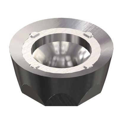 Picture of DAPRA RPMH33-D DMK30-HP Milling Insert Round 0.187 Corner Radius AlCrN