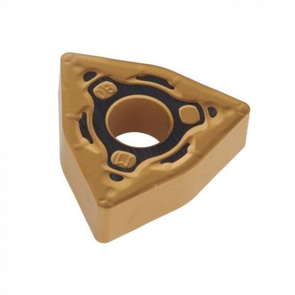 Picture of DORIAN WNMG432 PEM DPC15HT Turning Insert Trigon 0.031 Corner Radius Carbide Al2O3 + TiCN + Al2O3 + TiCN