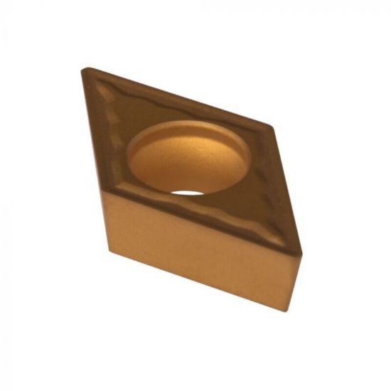 Picture of DORIAN DCMT32.51-MEM-DMC30UT Turning Insert 55.0° 0.015 Corner Radius Carbide TiCN + TiN