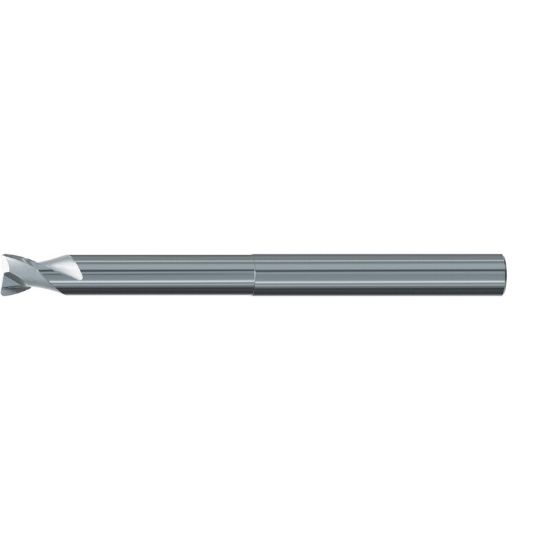 Picture of EMUGE 1941.005 DIA 5MM SH 0.2362 LOC 0.1969 OAL 3.9370 End Mill Torus Standard Helix Carbide Uncoated Single End Corner Radius 0.0197 0.50MM Alu-Cut