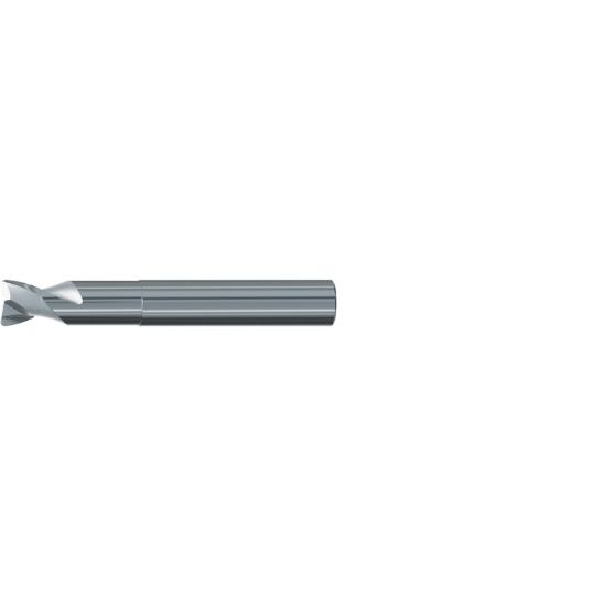 Picture of EMUGE 1942.001 DIA 1MM SH 0.1181 LOC 0.0787 OAL 1.4961 End Mill Torus Standard Helix Carbide Uncoated Single End Corner Radius 0.0098 0.25MM Alu-Cut