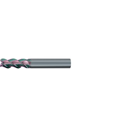 Picture of EMUGE 2546K.020015 DIA 20MM SH 0.7874 LOC 1.4961 OAL 4.0945 End Mill Standard Flute Variable Helix Carbide GLT Single End Corner Radius 0.0591 1.50MM Alu-Cut