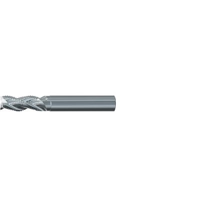 Picture of EMUGE 2548.016 DIA 16MM SH 0.6299 LOC 1.2598 OAL 3.6220 End Mill Carbide Uncoated Single End 45.0° Chamfer Alu-Cut