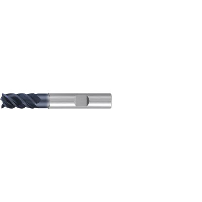 Picture of EMUGE 2820A.016 DIA 16MM SH 0.6299 LOC 1.2598 OAL 3.6220 End Mill Standard Flute High Helix Carbide TiAlN Single End Square Sharp Jet-Cut