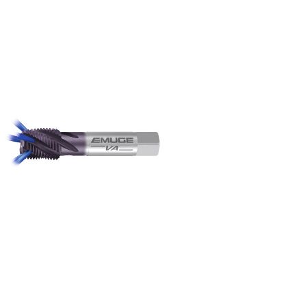 Picture of EMUGE AW889300.5766 Tap 3/8-18.00TPI Pipe NPT/NPTF/ANPT ANSI/ANSI 2.0P-3.0P Coolant Carbide HSSE TiCN