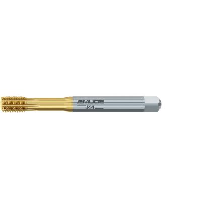 Picture of EMUGE B5296A00.0020 Tap M2-0.40MM Bottoming Metric DIN/DIN 1.5P-2.0P HSSE-Powder Metal TiN