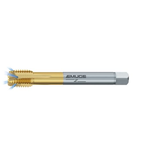 Picture of EMUGE C1088F01.0390 Tap Plug M18-1.50MM 6H Metric DIN/DIN Coolant HSSE-Powder Metal TiN