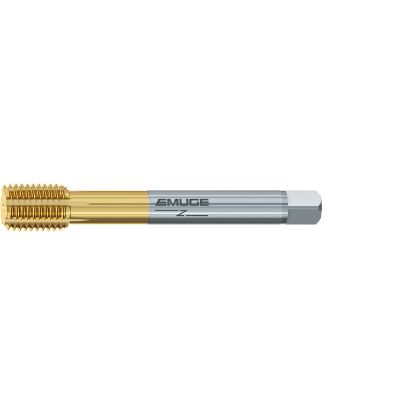 Picture of EMUGE CU39Z700.5016 Tap 3/4-10.00TPI Bottoming NC/UNC DINSI 1.5P-2.0P HSSE-Powder Metal TiN