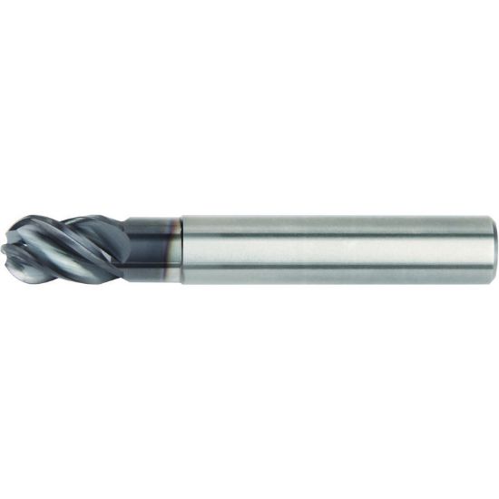 Picture of HANITA/WIDIA 47N020007T DIA 20MM SH 0.7874 LOC 1.0236 OAL 4.0945 End Mill Standard Flute High Helix Carbide AlTiN Single End Ball Nose VariMill