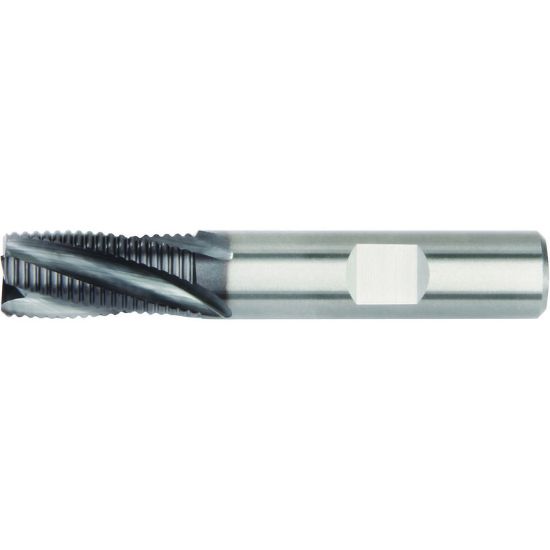 Picture of HANITA/WIDIA 4S0R25018NW DIA 1 SH 1.00 LOC 1.50 OAL 4.00 End Mill Carbide AlTiN Single End 45.0° Chamfer WIDIA Series Mills