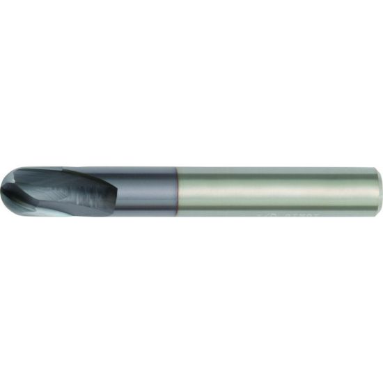 Picture of HANITA/WIDIA 715101000RT DIA 1MM SH 0.1181 LOC 0.1181 OAL 1.4961 End Mill Standard Flute High Helix Carbide Uncoated Single End Ball Nose Vision Plus