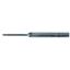 Picture of HANITA/WIDIA 7N2100801RT DIA 0.80MM SH 0.0315 LOC 0.0512 OAL 2.480 End Mill Standard Flute High Helix Carbide TiAlN Single End Ball Nose Vision Plus