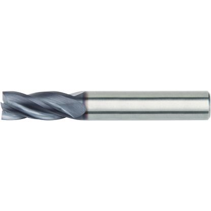 Picture of HANITA/WIDIA I4S0312T050S DIA 5/16 SH 0.3125 LOC 0.50 OAL 2.00 End Mill Standard Flute High Helix Carbide TiAlN Single End Square Sharp WIDIA Series Mills
