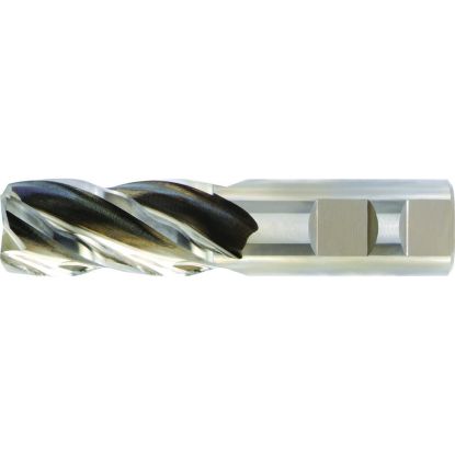 Picture of HANITA/WIDIA TF620V19077 DIA 3/4 SH 0.7500 LOC 1.6250 OAL 3.8750 End Mill Cobalt TiAlN Single End 45.0° Chamfer WavCut II