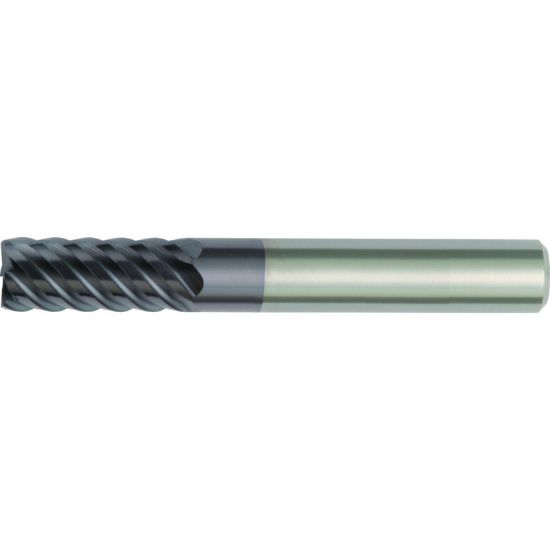 Picture of HANITA/WIDIA TR4S1F25008 DIA 1 SH 1.00 LOC 2.2500 OAL 5.00 End Mill Standard Flute High Helix Carbide TiAlN Single End Square Sharp WIDIA Series Mills