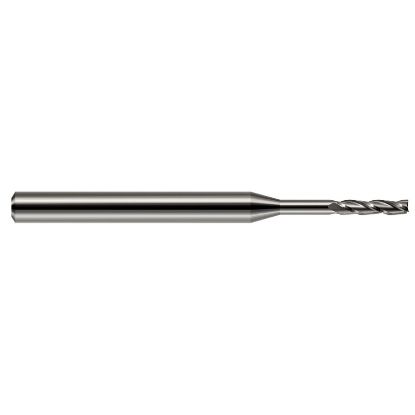 Picture of HARVEY Tool 13716 DIA 1/4 LOC 1.50 OAL 4.00 End Mill Standard Flute Standard Helix Carbide Uncoated Single End Square Sharp