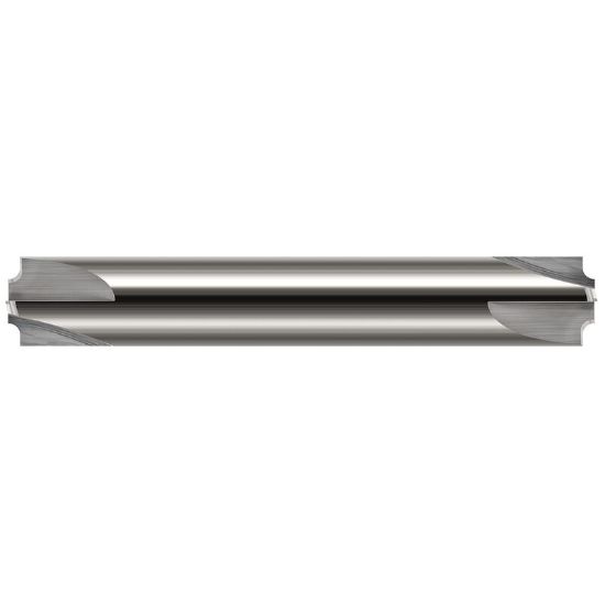 Picture of HARVEY Tool 21062 .062 R x .249 P FLRD CREM, DE 4 FL Corner Rounder Carbide Uncoated Double End Corner Rounder 0.0620 1.57MM