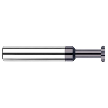 Picture of HARVEY Tool 43393-C3 3/32 R x 1/2 D Full RAD Keyseat, AlTiN Carbide AlTiN Single End Key Seat