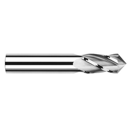 Picture of HARVEY Tool 870212 DIA 3/16 LOC 0.6250 OAL 2.00 End Mill Standard Flute Standard Helix Carbide Uncoated Single End Square Sharp